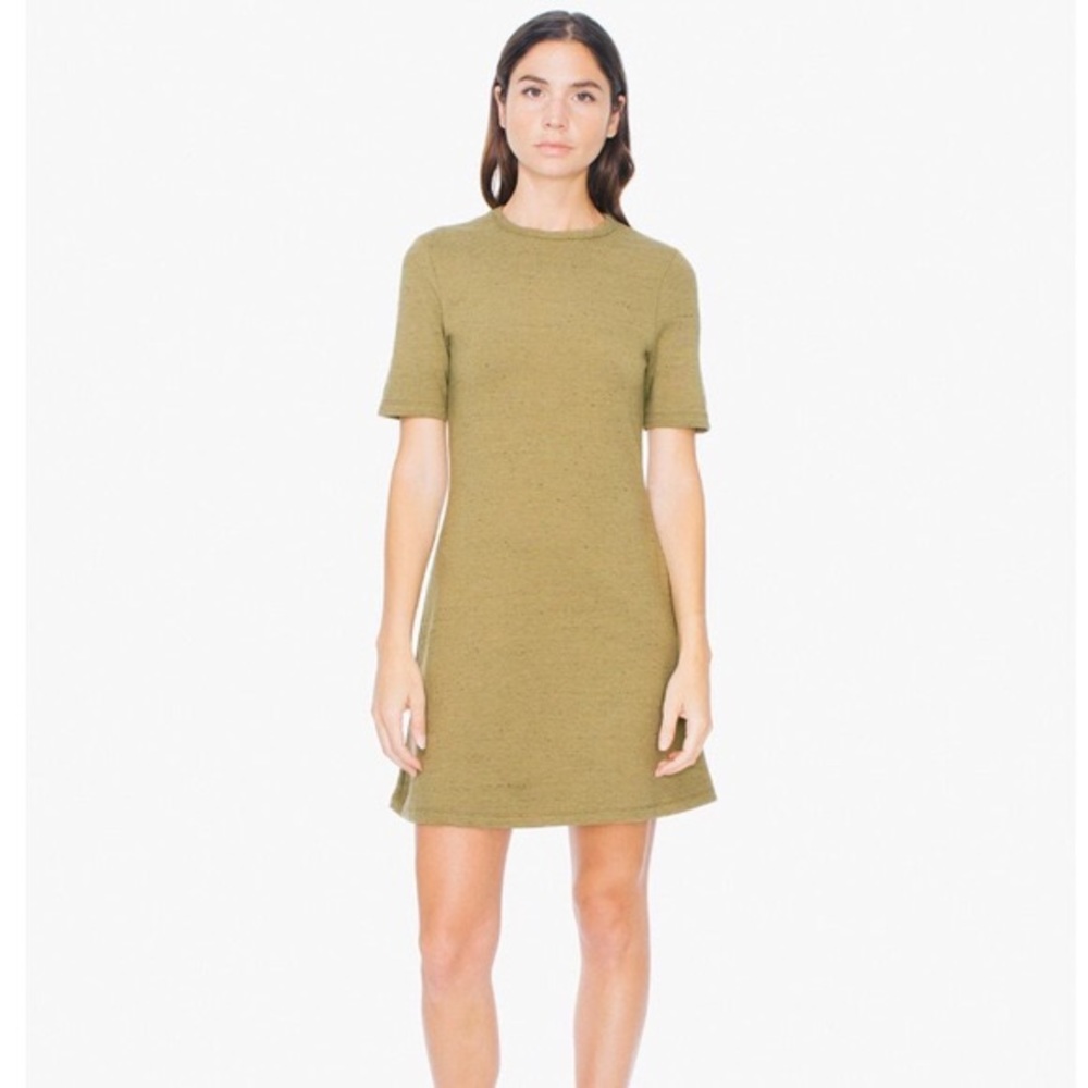 NWT American Apparel black ponte mini dress LBD - Picture 4 of 4